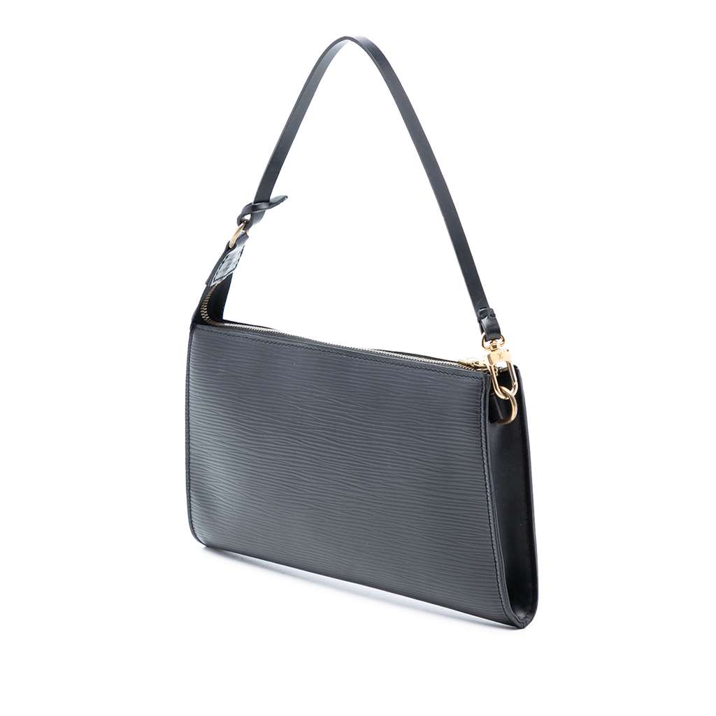 Louis Vuitton Epi Pochette Accessoires Black Leather Good condition - Back View