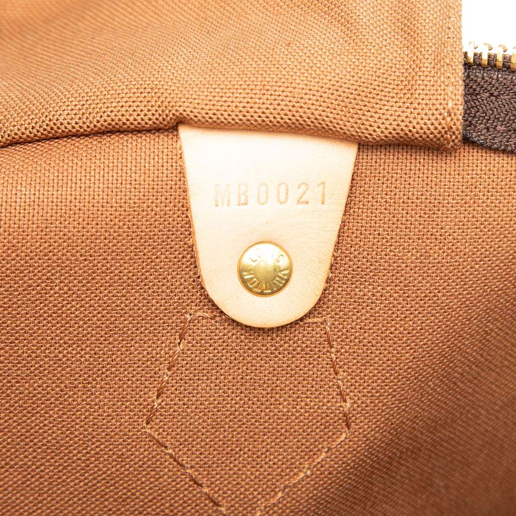 Louis Vuitton Monogram Speedy 35 Brown Fair condition - Box View