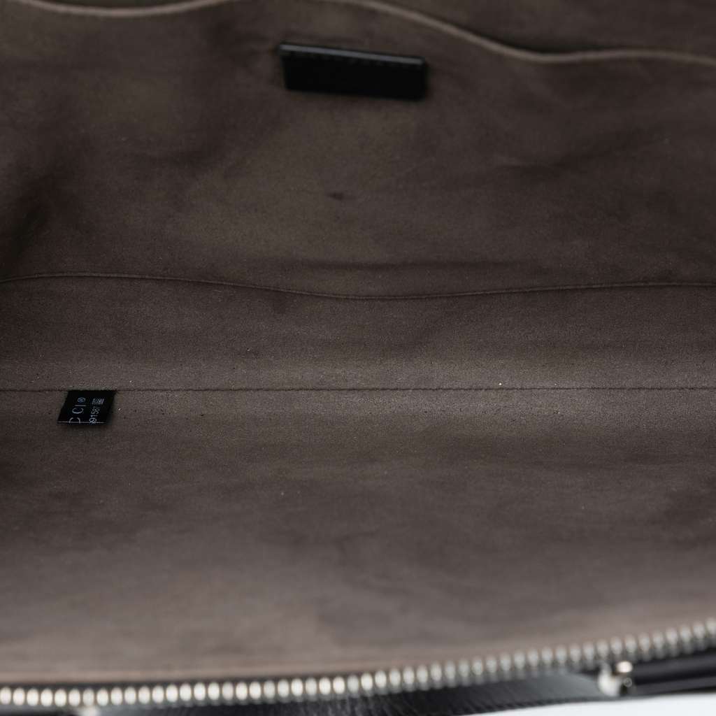 Gucci Guccissima Business Bag Black Leather Good condition - Model View