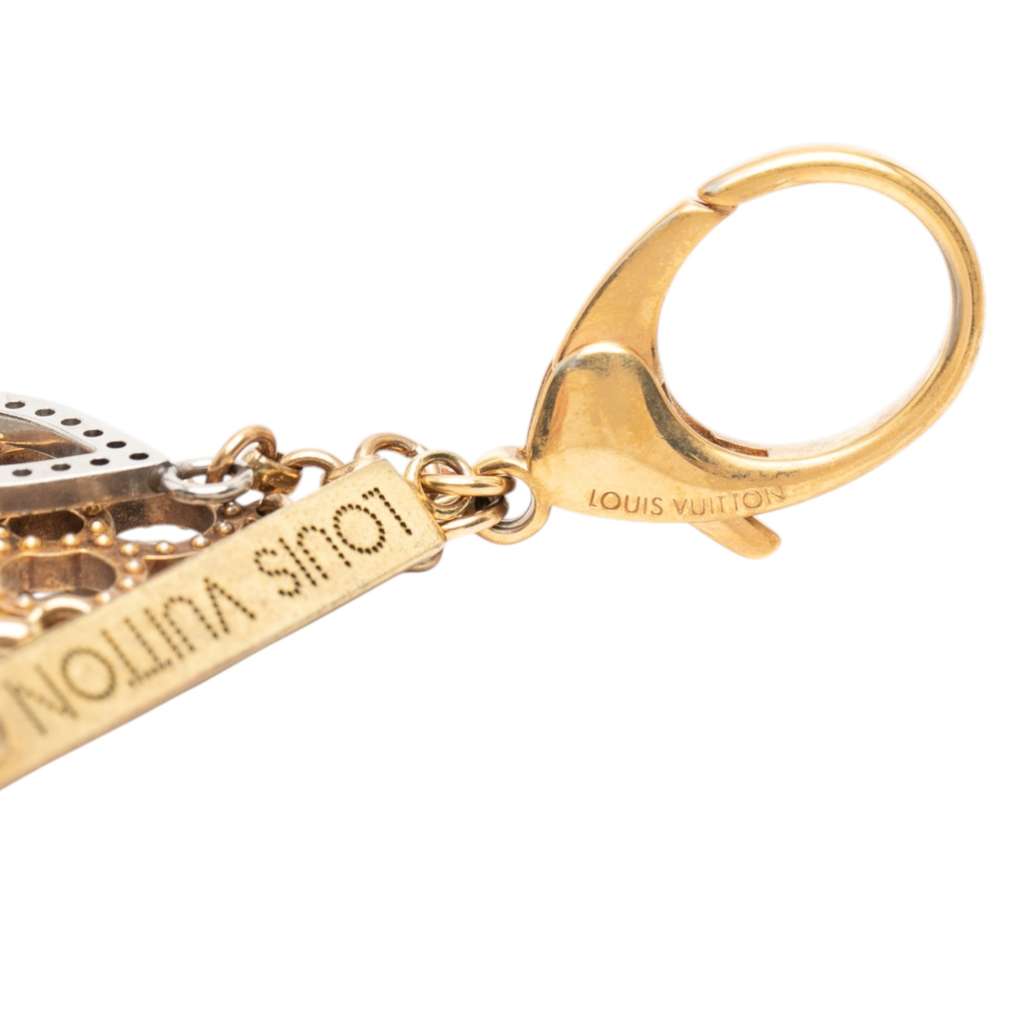 Louis Vuitton Gold Plated Bijoux Sac Tapage Bag Charm Gold Brass Good condition - Inside View