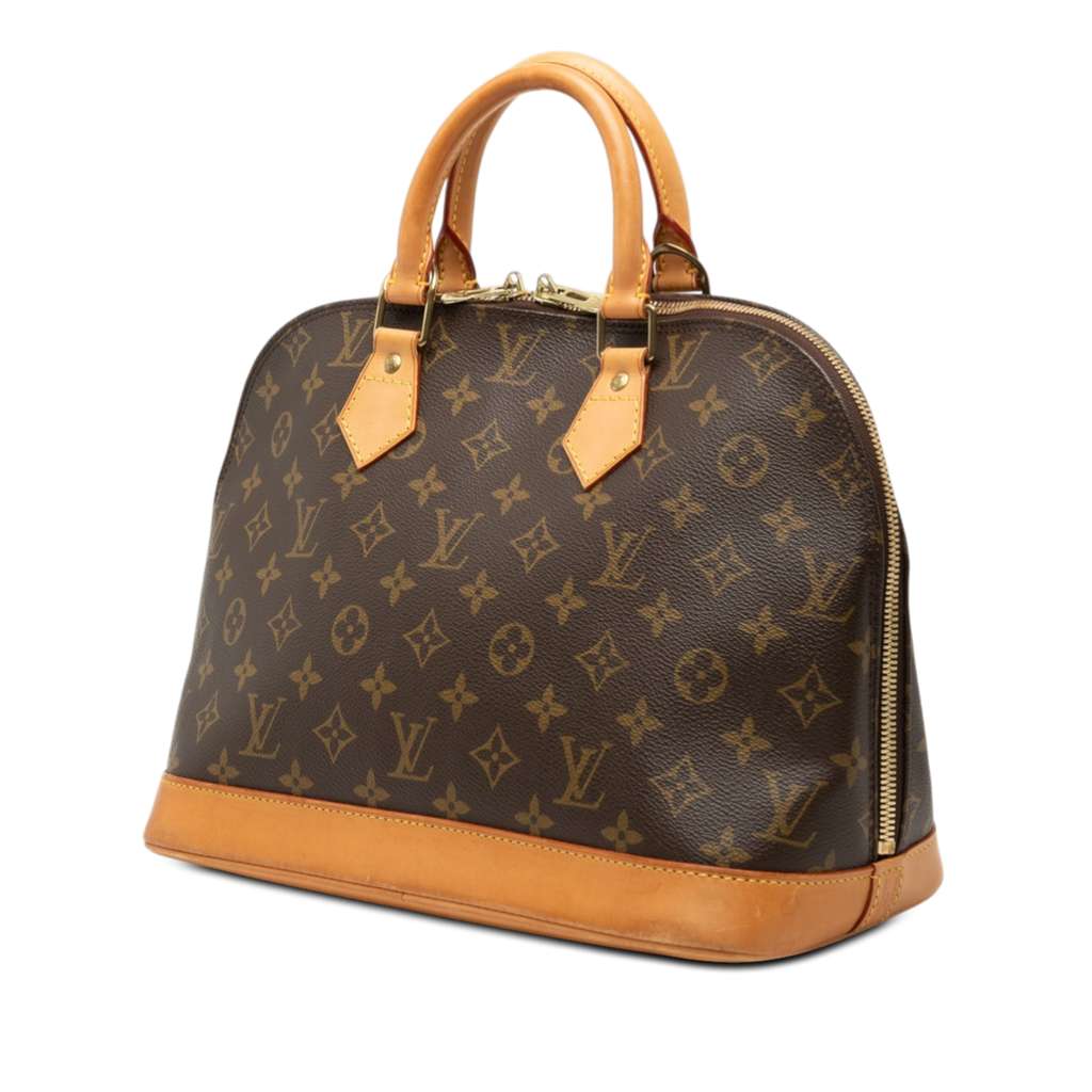 Louis Vuitton Monogram Alma PM Brown Good condition - Back View