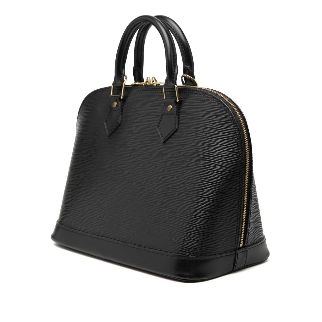 Louis Vuitton Epi Alma PM Black Leather Good condition - Back View