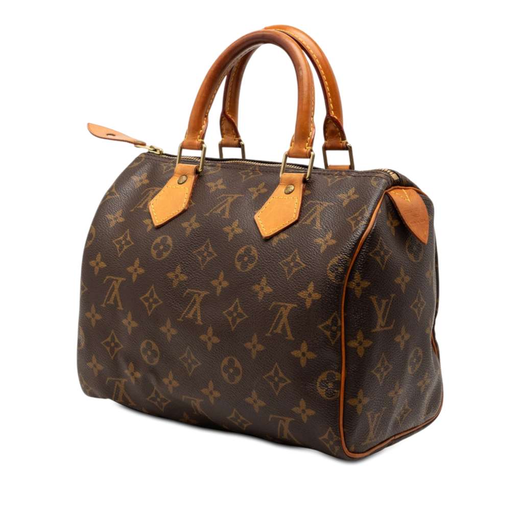 Louis Vuitton Monogram Speedy 25 Brown Good condition - Back View