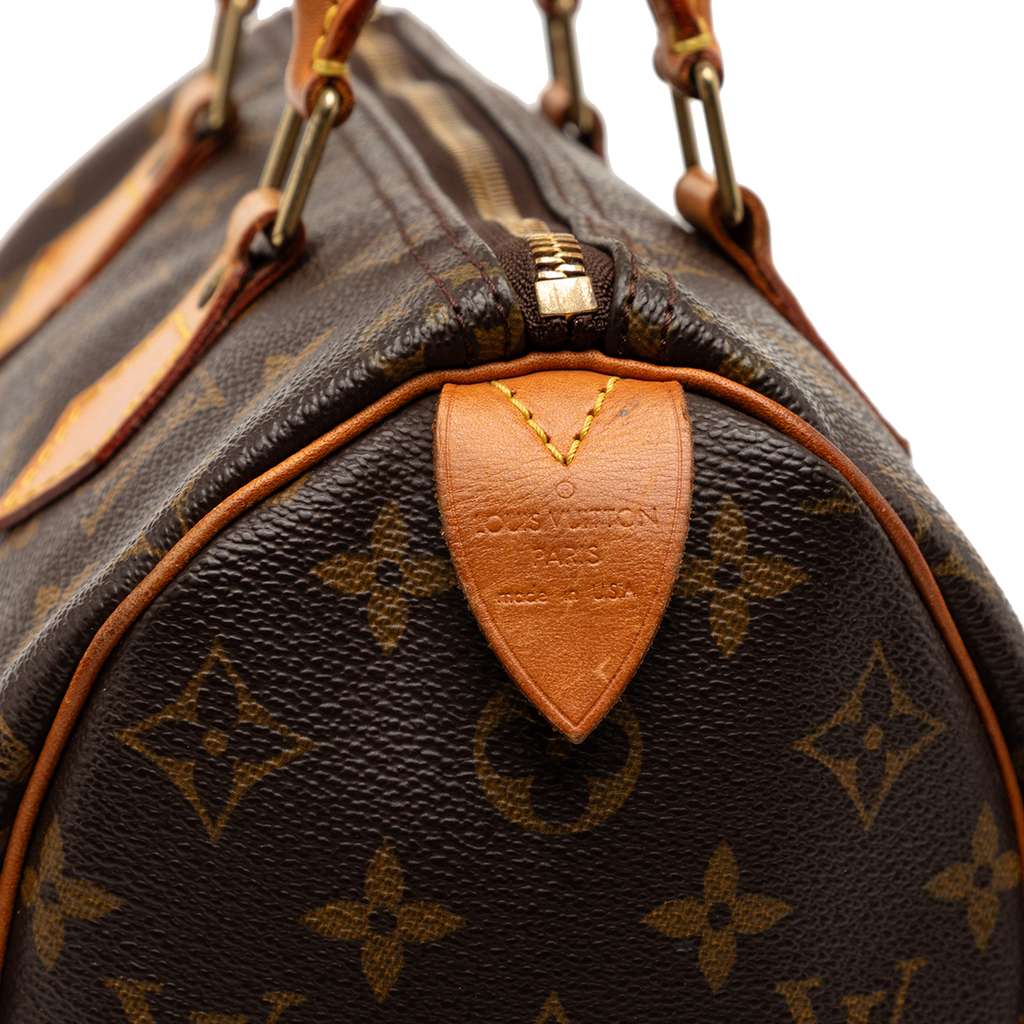 Louis Vuitton Monogram Speedy 25 Brown Good condition - Box View
