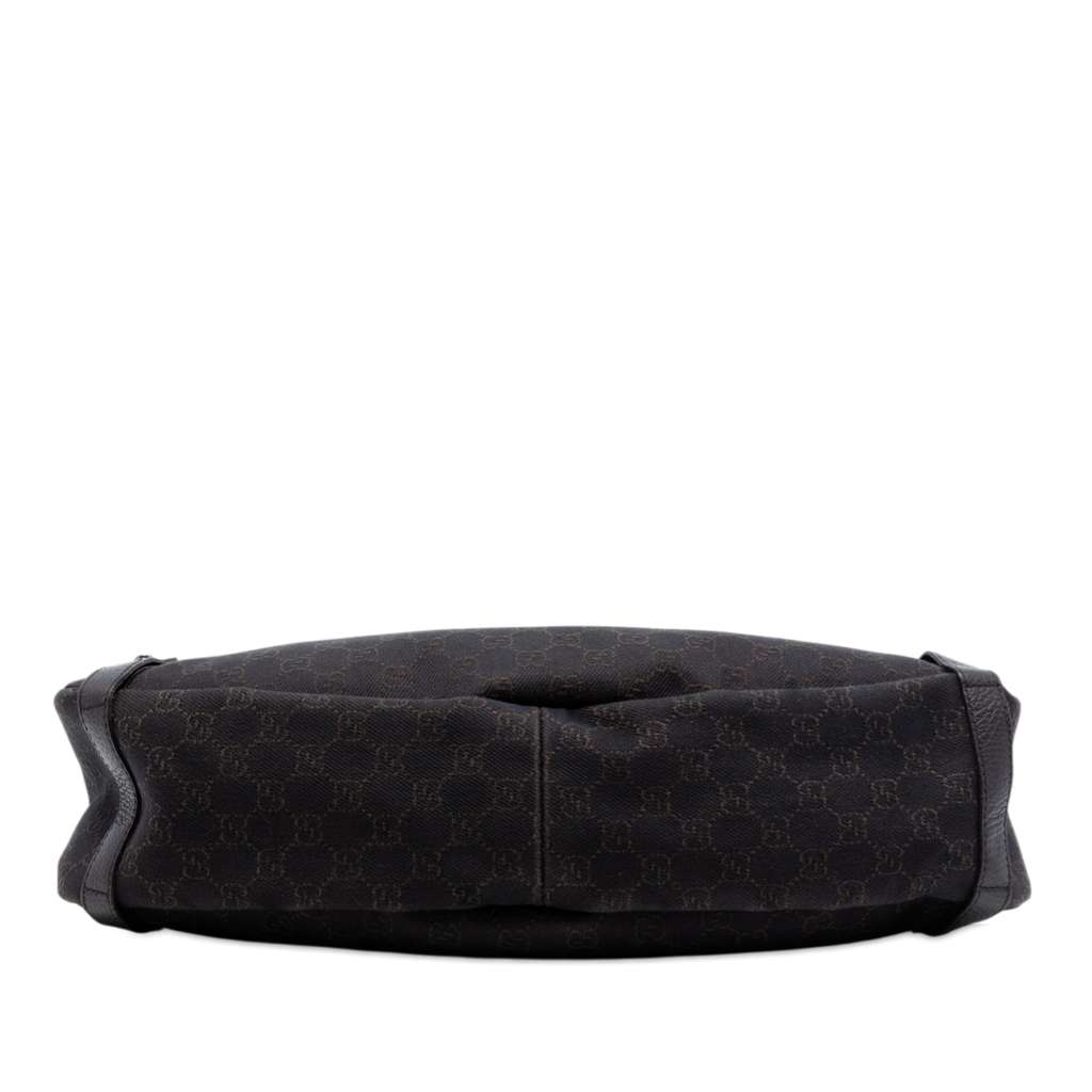 Gucci GG Denim Abbey D Ring Tote Brown Denim Good condition - Inside View