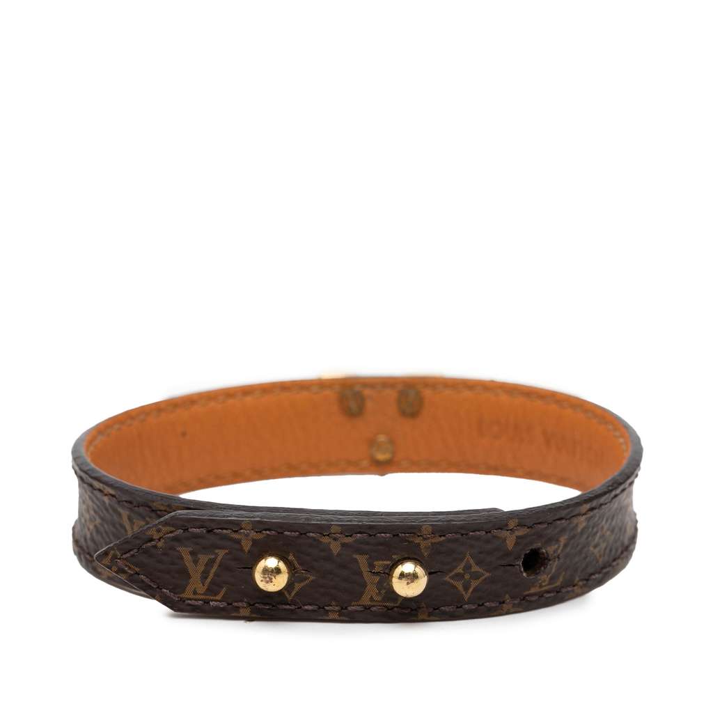 Louis Vuitton Monogram Essential V Bracelet Brown Good condition - Inside View