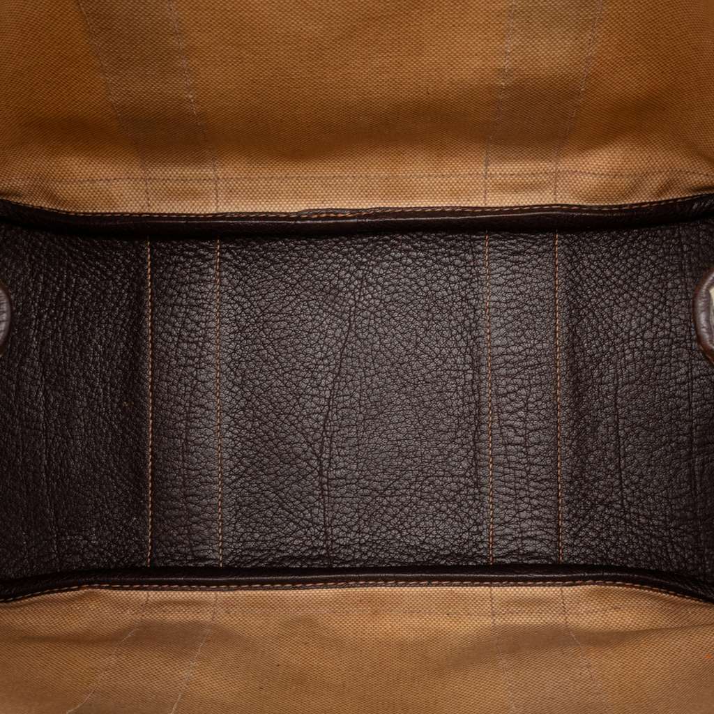 Hermès Toile and Negonda Garden Party 36 Beige Canvas Fair condition - Model View