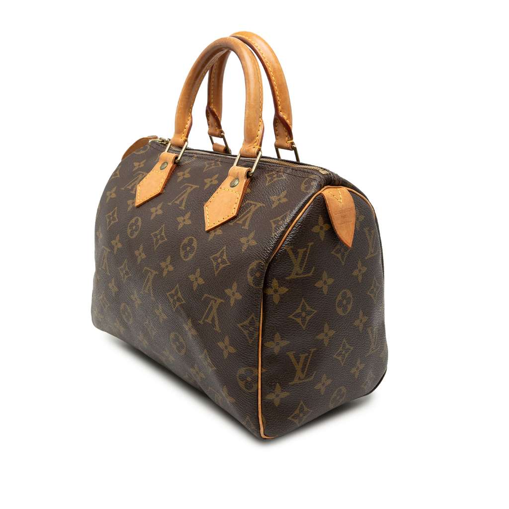 Louis Vuitton Monogram Speedy 25 Brown Good condition - Back View