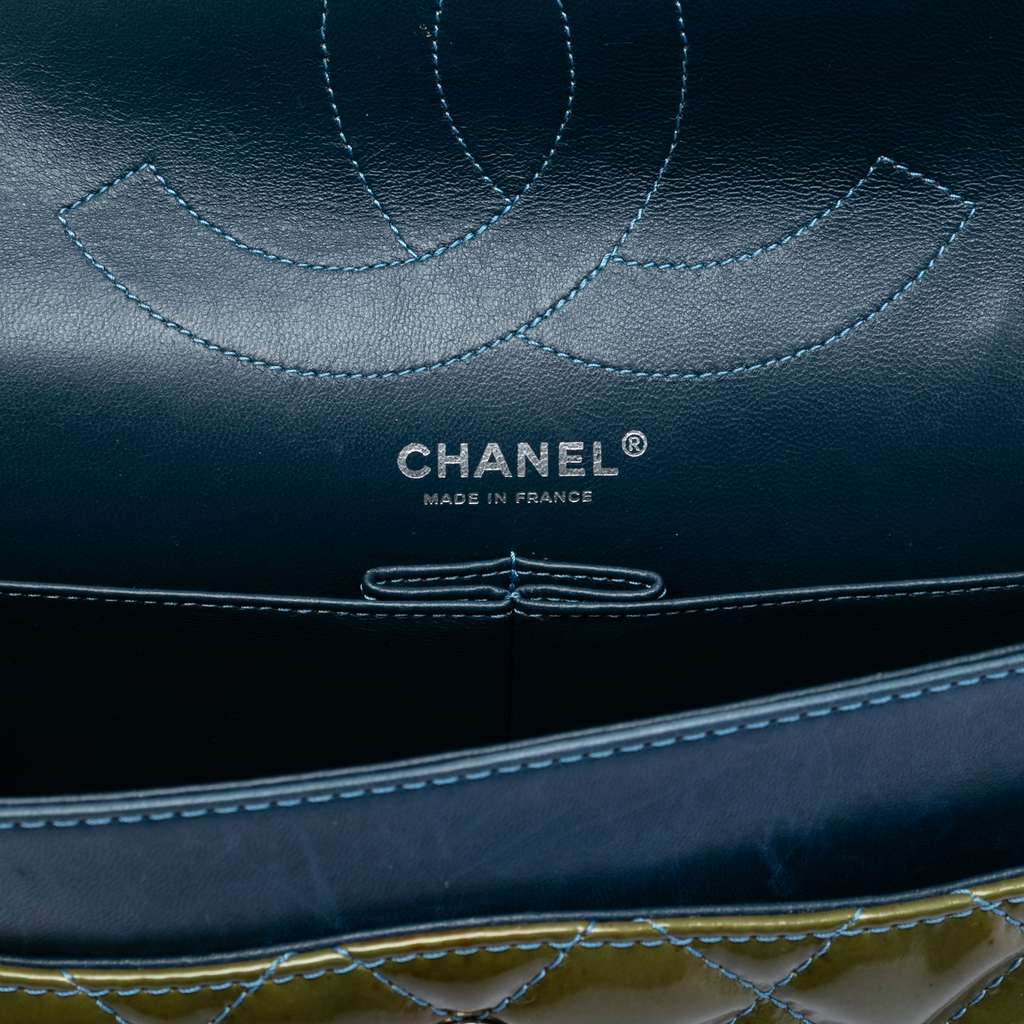 Chanel Quilted Patent Reissue 2.55 Double Flap 227 Brown Leather Good condition - Box View