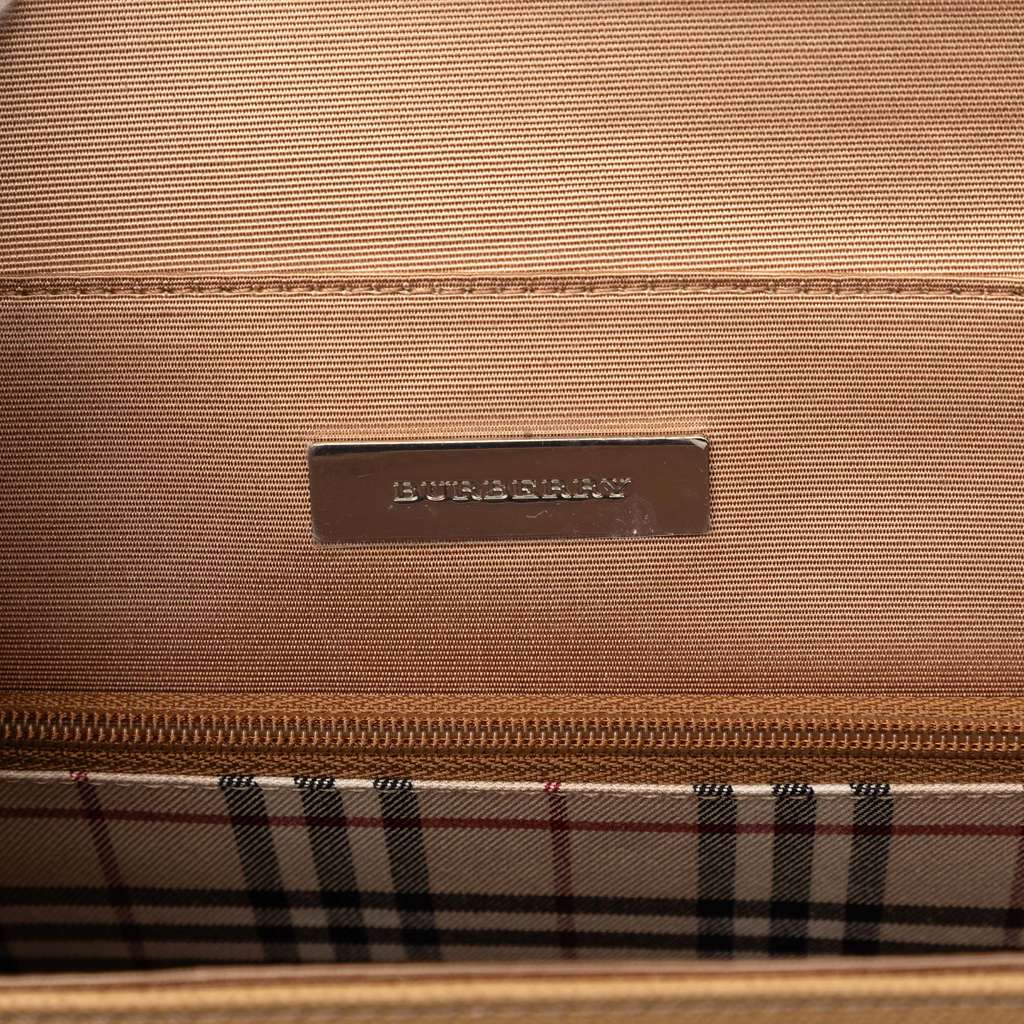 Burberry Leather Handbag Brown Leather Good condition - Box View