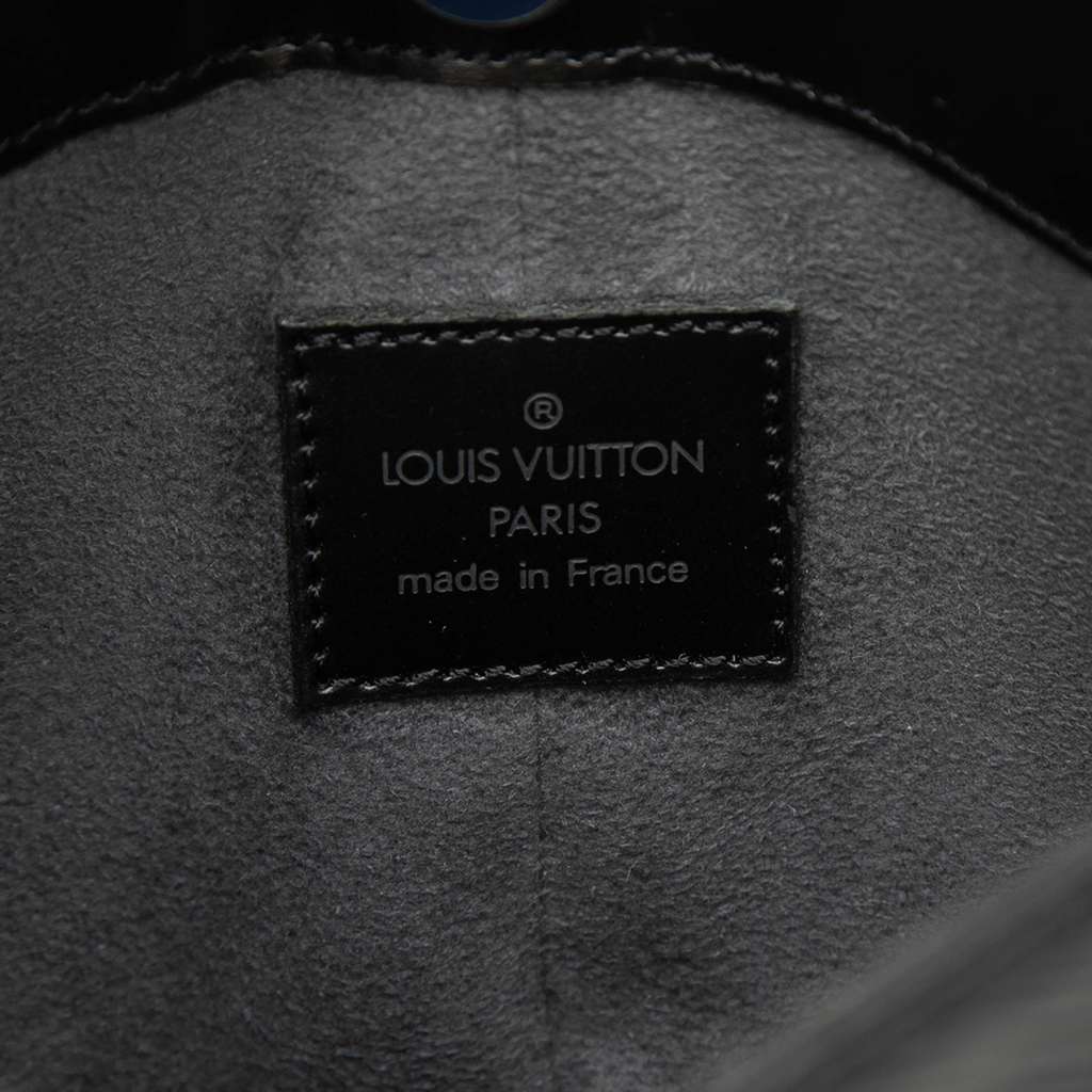 Louis Vuitton Epi Demi Lune Pochette Black Leather Good condition - Box View