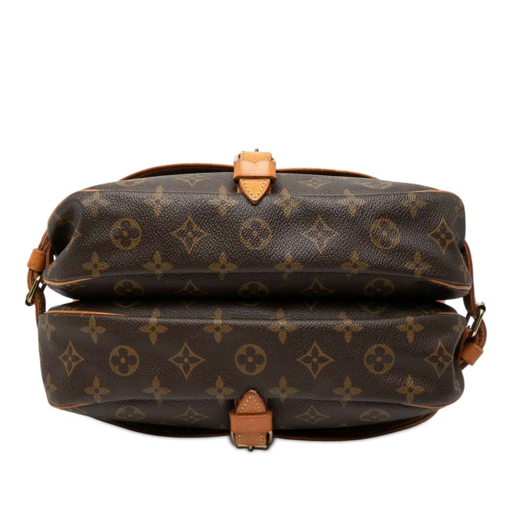 Louis Vuitton Monogram Saumur 25 Brown Good condition - Inside View