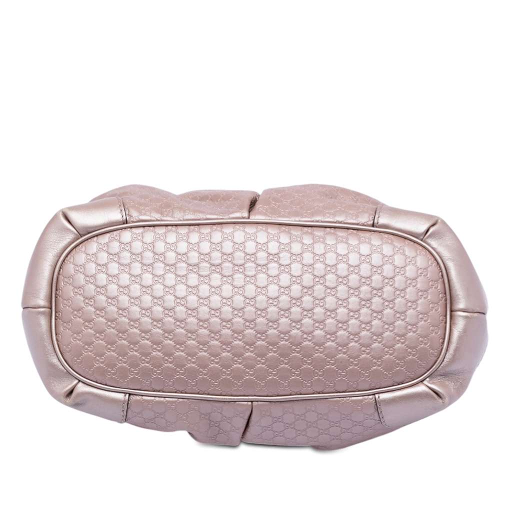 Gucci Microguccissima Sukey Satchel Purple Leather Good condition - Inside View