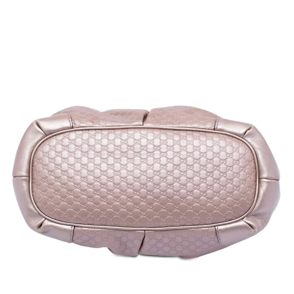 Gucci Microguccissima Sukey Satchel Purple Leather Very good - Inside View