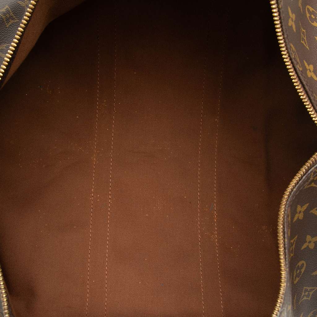 Louis Vuitton Monogram Keepall 45 Brown Fair condition - Model View