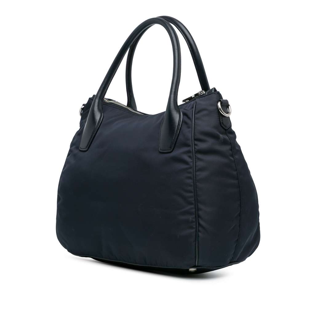 Prada Tessuto Satchel Black Good condition - Back View