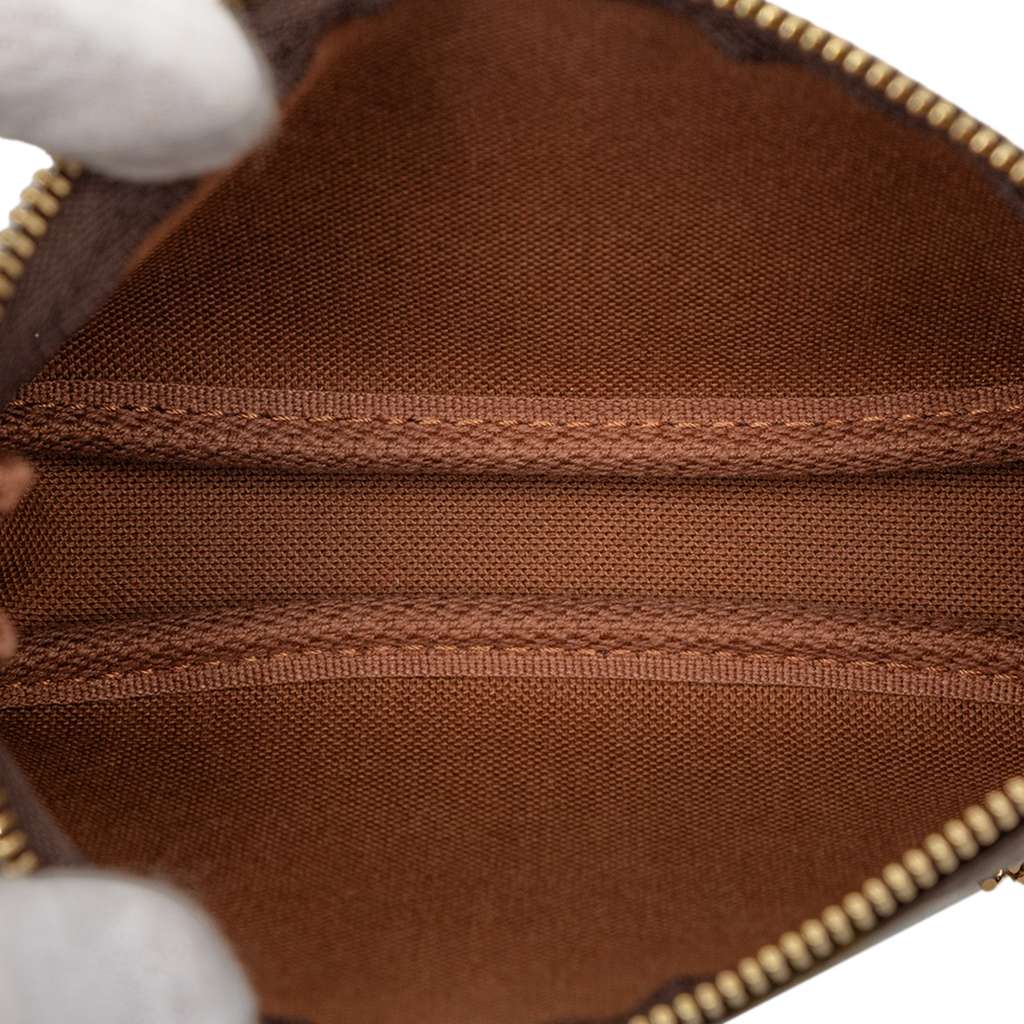Louis Vuitton Monogram Mini Pochette Accessoires Brown Good condition - Model View