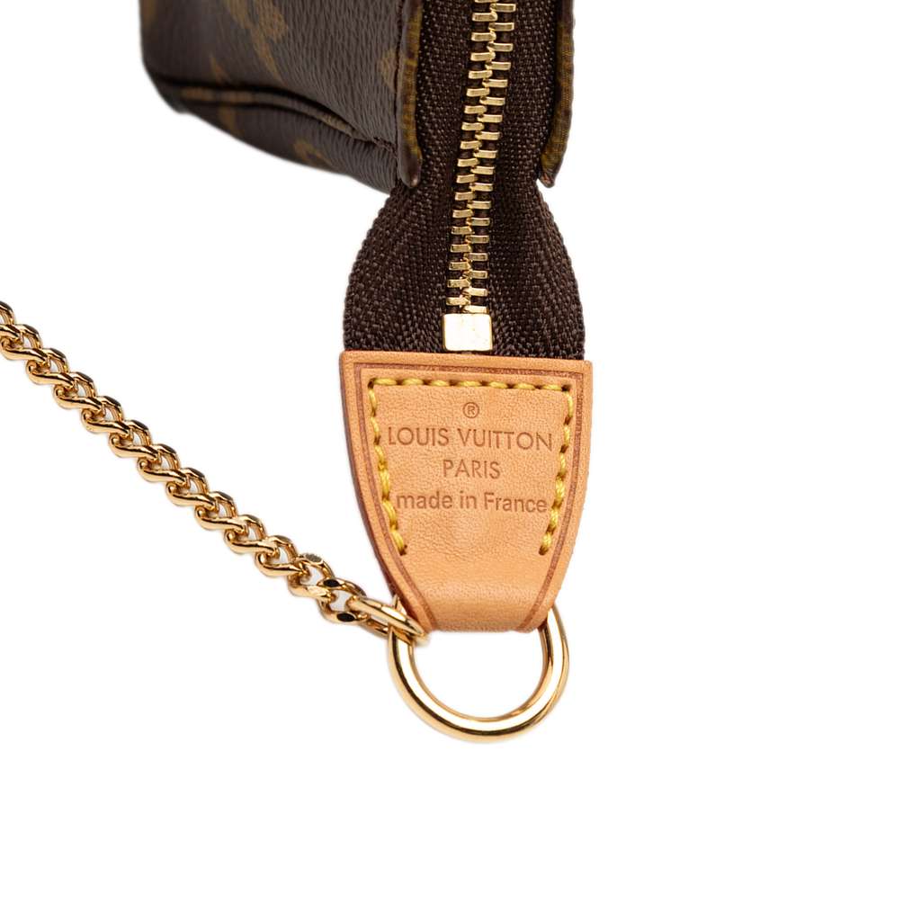 Louis Vuitton Monogram Mini Pochette Accessoires Brown Good condition - Box View