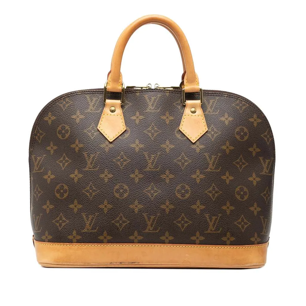 Louis Vuitton Monogram Alma PM Brown Very good - Front View