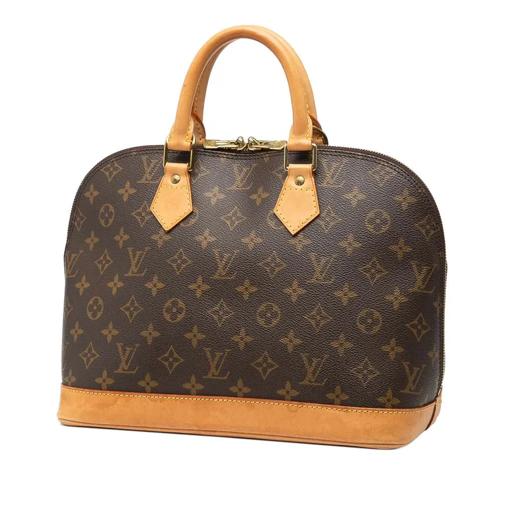 Louis Vuitton Monogram Alma PM Brown Very good - Back View