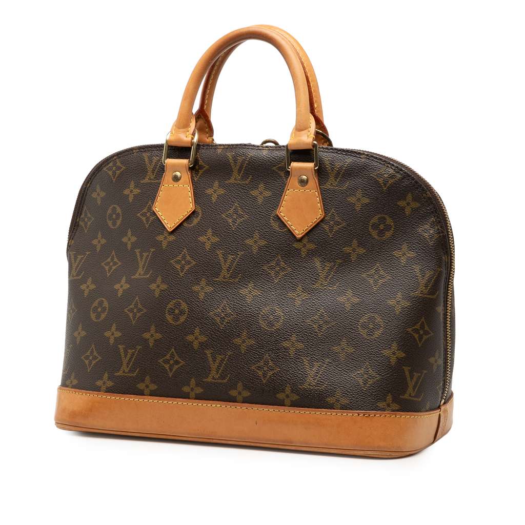 Louis Vuitton Monogram Alma PM Brown Good condition - Back View