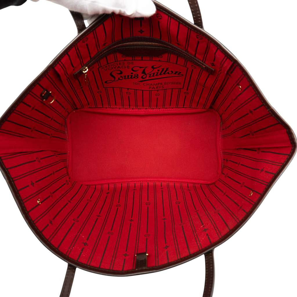 Louis Vuitton Damier Ebene Neverfull MM Brown Good condition - Model View