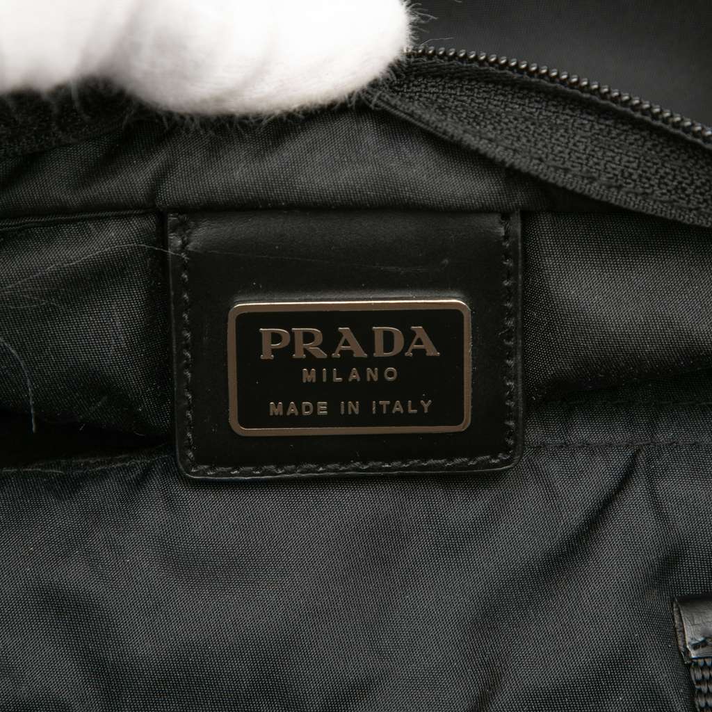Prada Tessuto Tote Black Good condition - Box View
