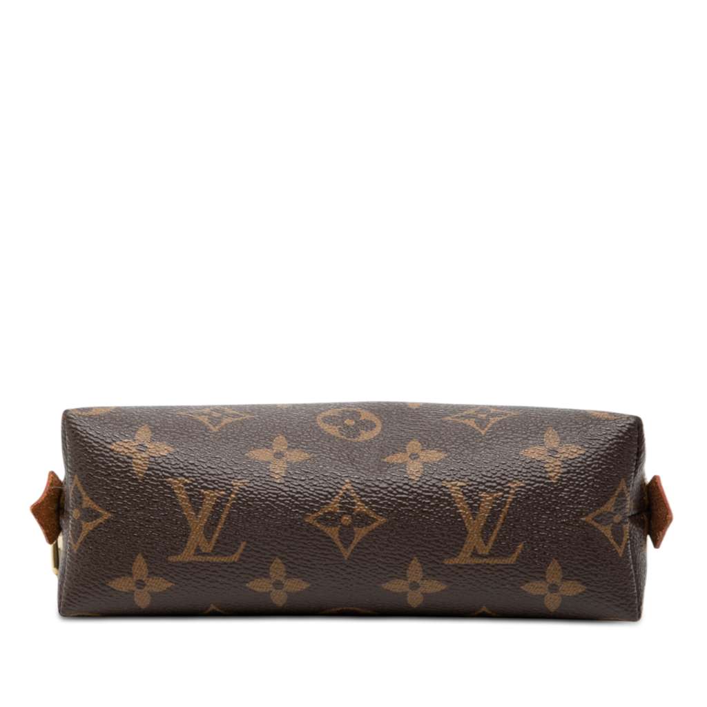 Louis Vuitton Monogram Cosmetic Pouch PM Brown Good condition - Inside View