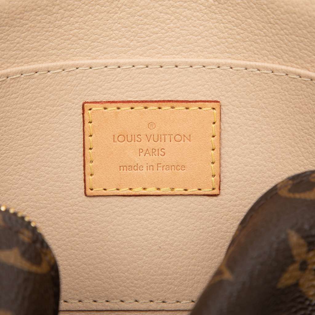 Louis Vuitton Monogram Cosmetic Pouch PM Brown Good condition - Box View