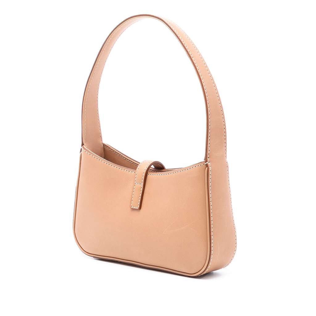 Saint Laurent Mini Smooth Calfskin Le 5 a 7 Brown Leather Good condition - Back View