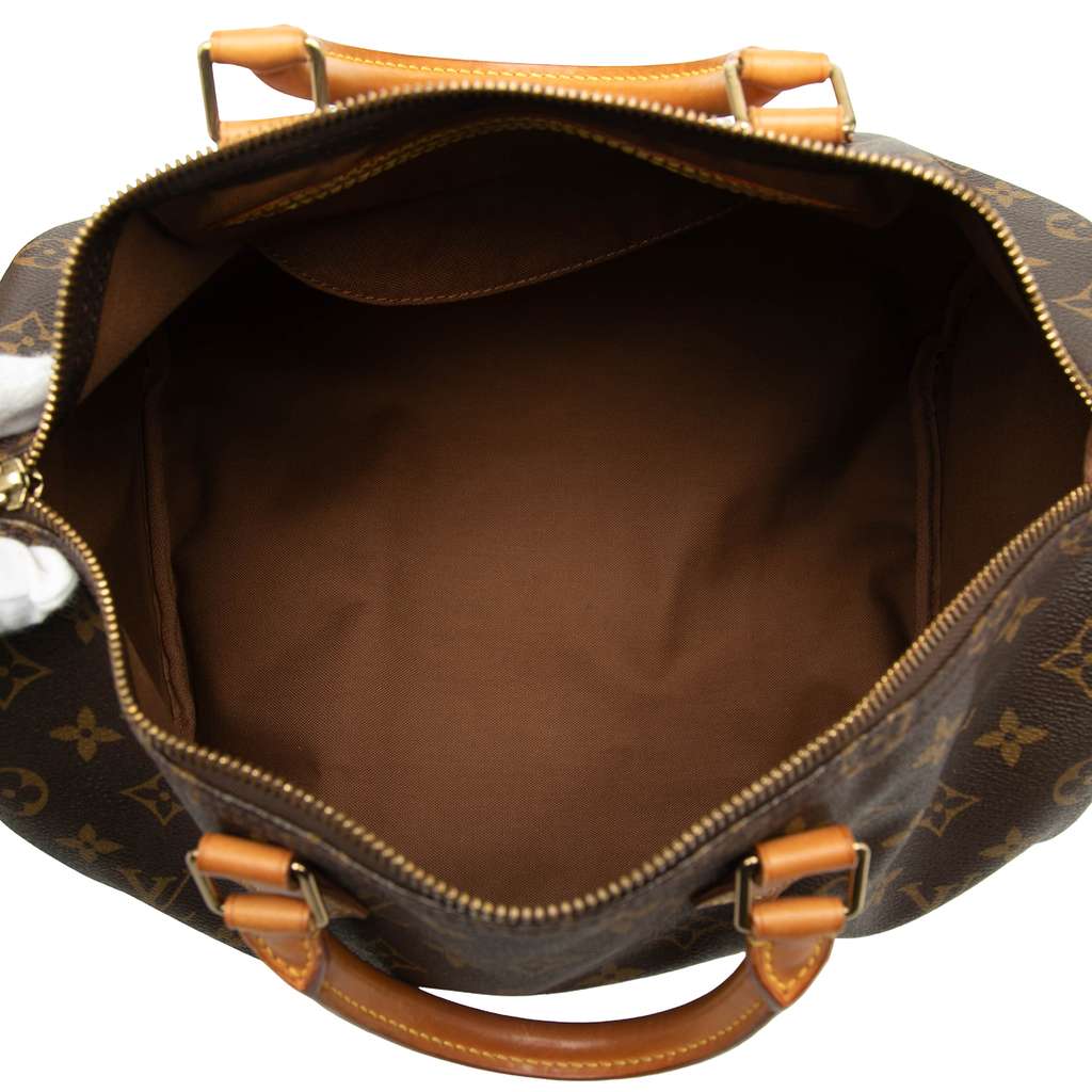 Louis Vuitton Monogram Speedy 35 Brown Good condition - Model View