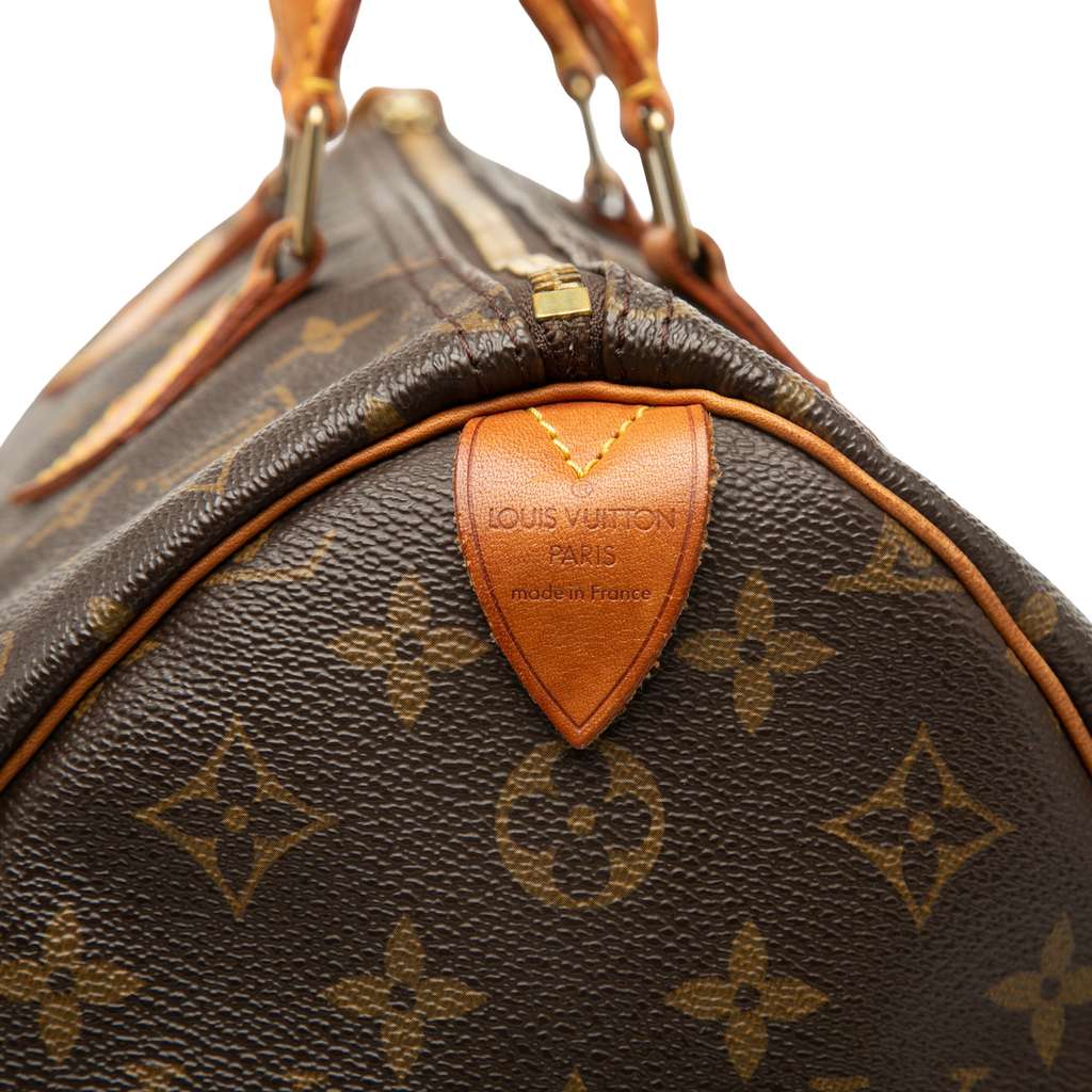 Louis Vuitton Monogram Speedy 35 Brown Good condition - Box View