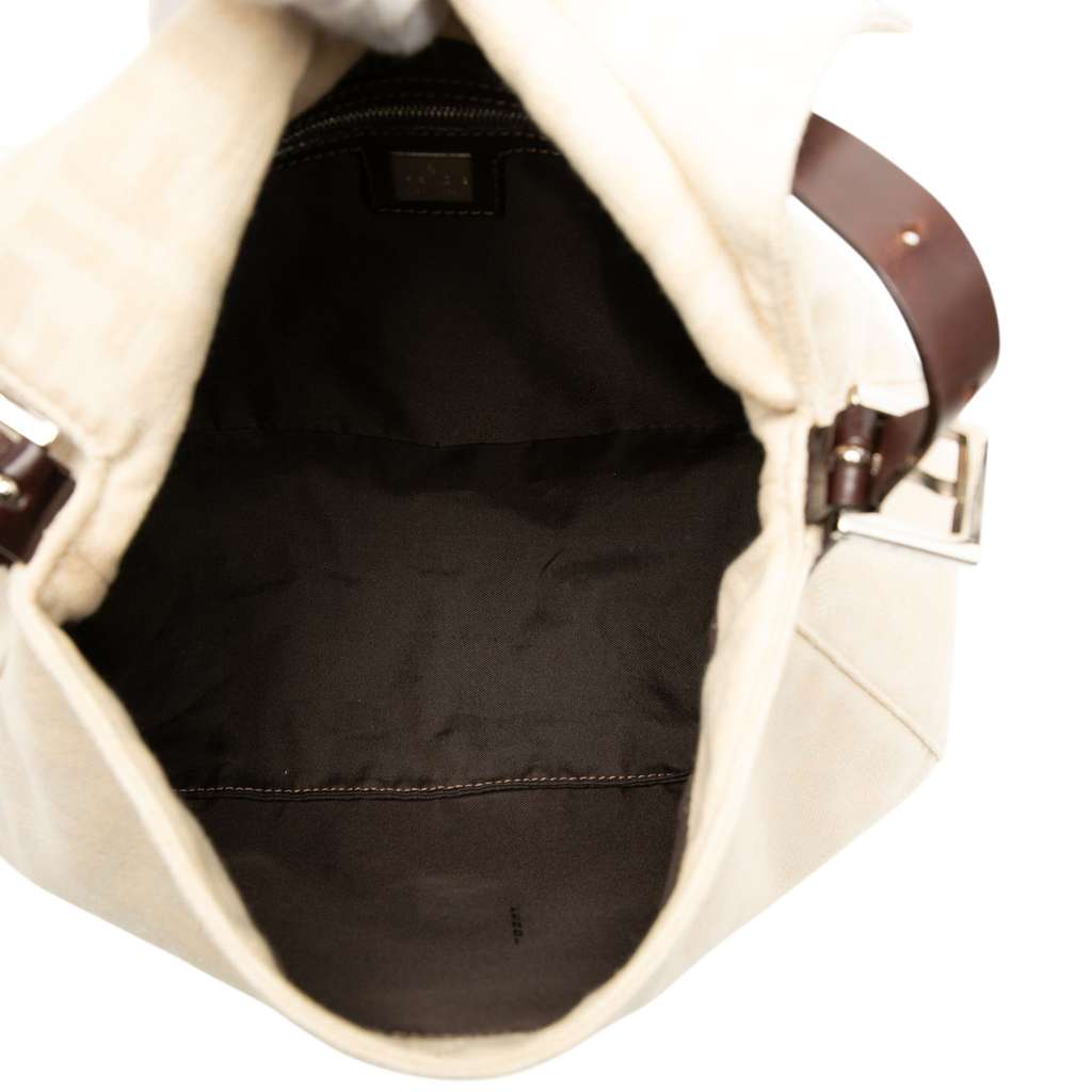 Fendi Zucca Canvas Mamma Forever Brown Canvas Good condition - Model View