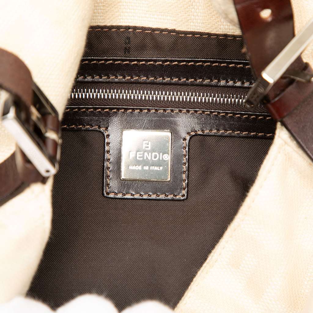 Fendi Zucca Canvas Mamma Forever Brown Canvas Good condition - Box View