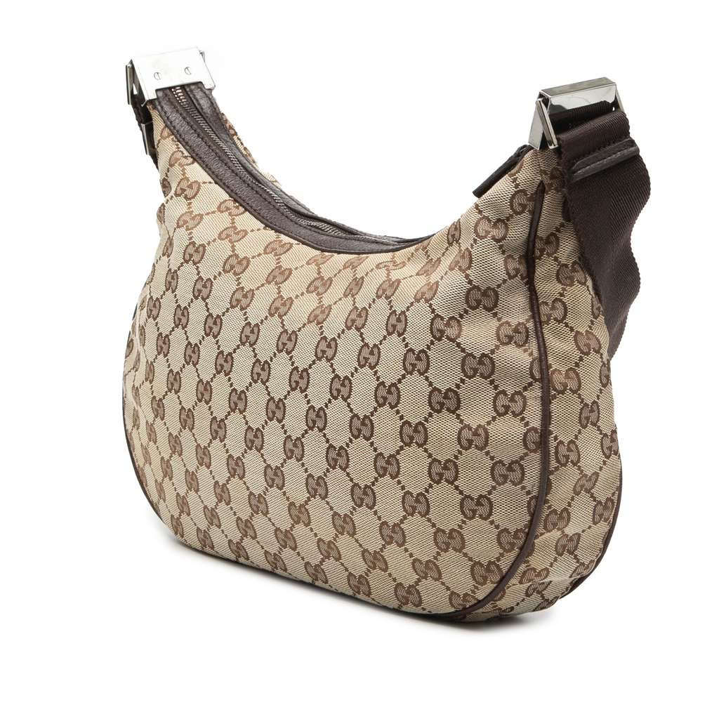 Gucci GG Canvas Crossbody Beige Canvas Good condition - Back View