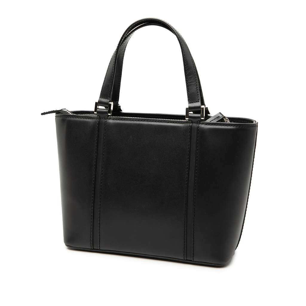 Burberry Leather Handbag Black Leather Good condition - Back View