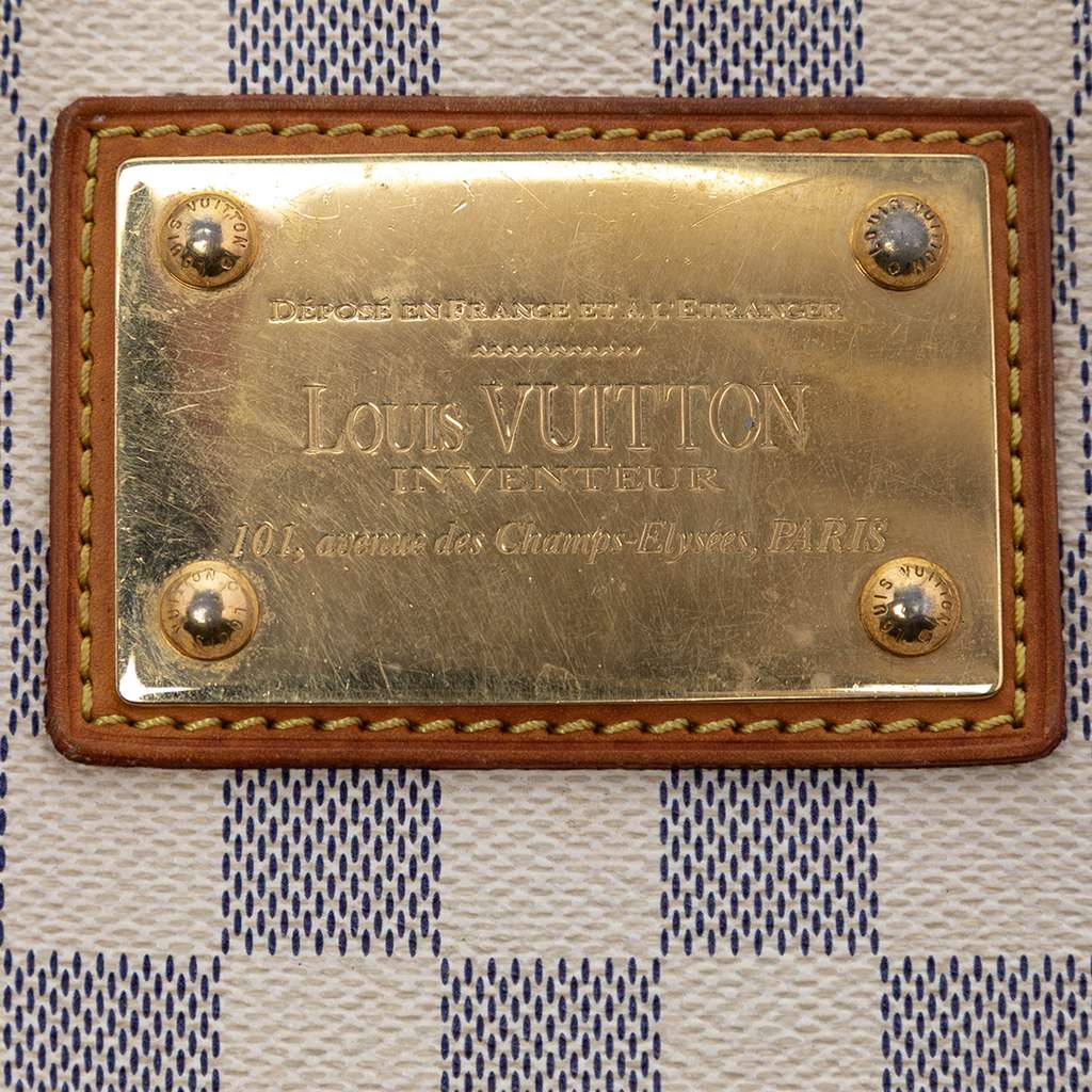 Louis Vuitton Damier Azur Galliera PM White Good condition - Box View