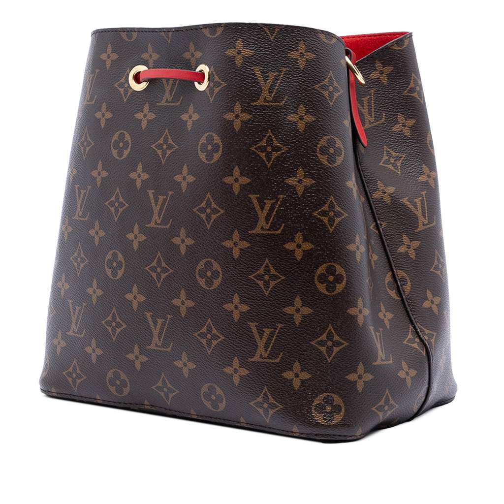 Louis Vuitton Monogram Neonoe MM Brown Good condition - Back View