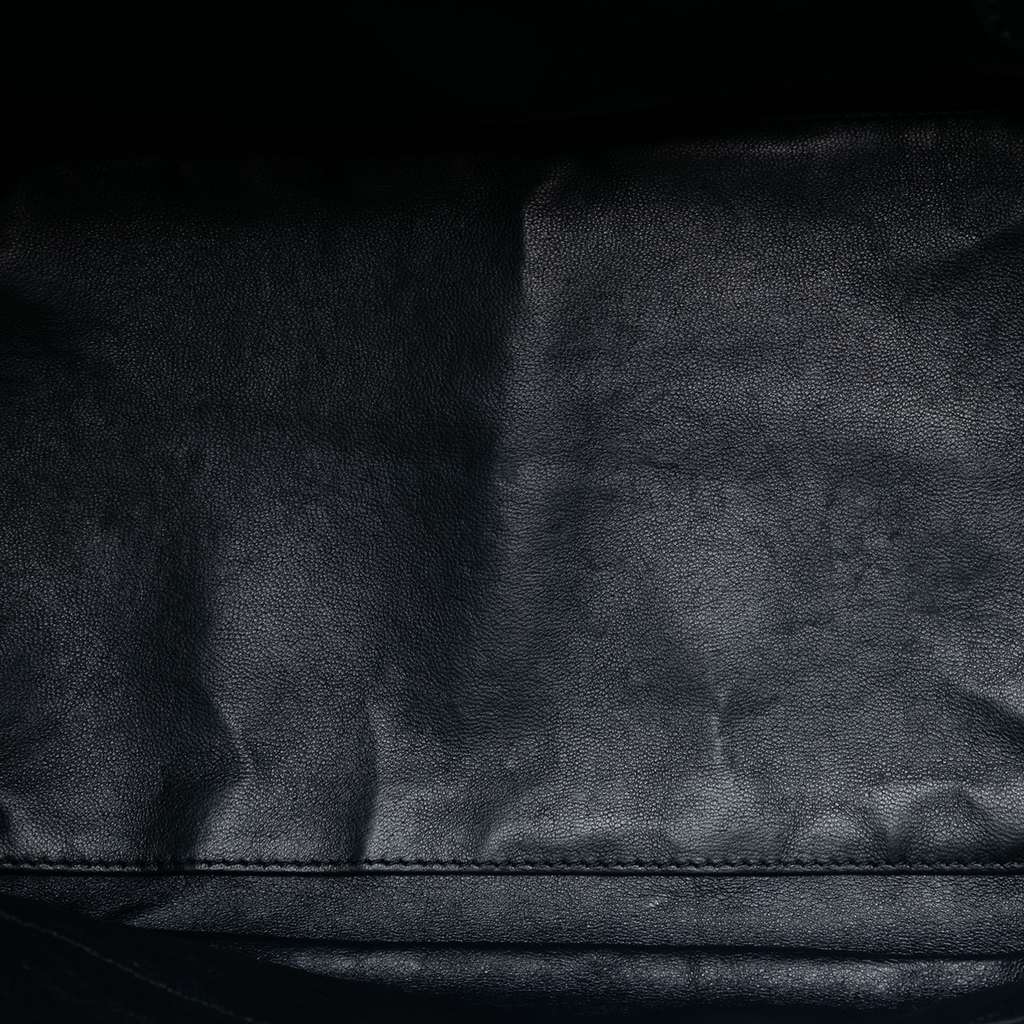 Celine Mini Leather Luggage Tote Blue Leather Good condition - Model View