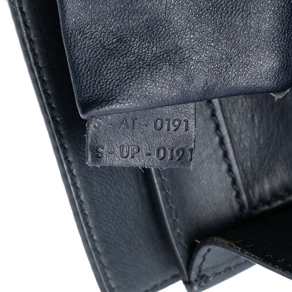 Celine Mini Leather Luggage Tote Blue Leather Good condition - Box View