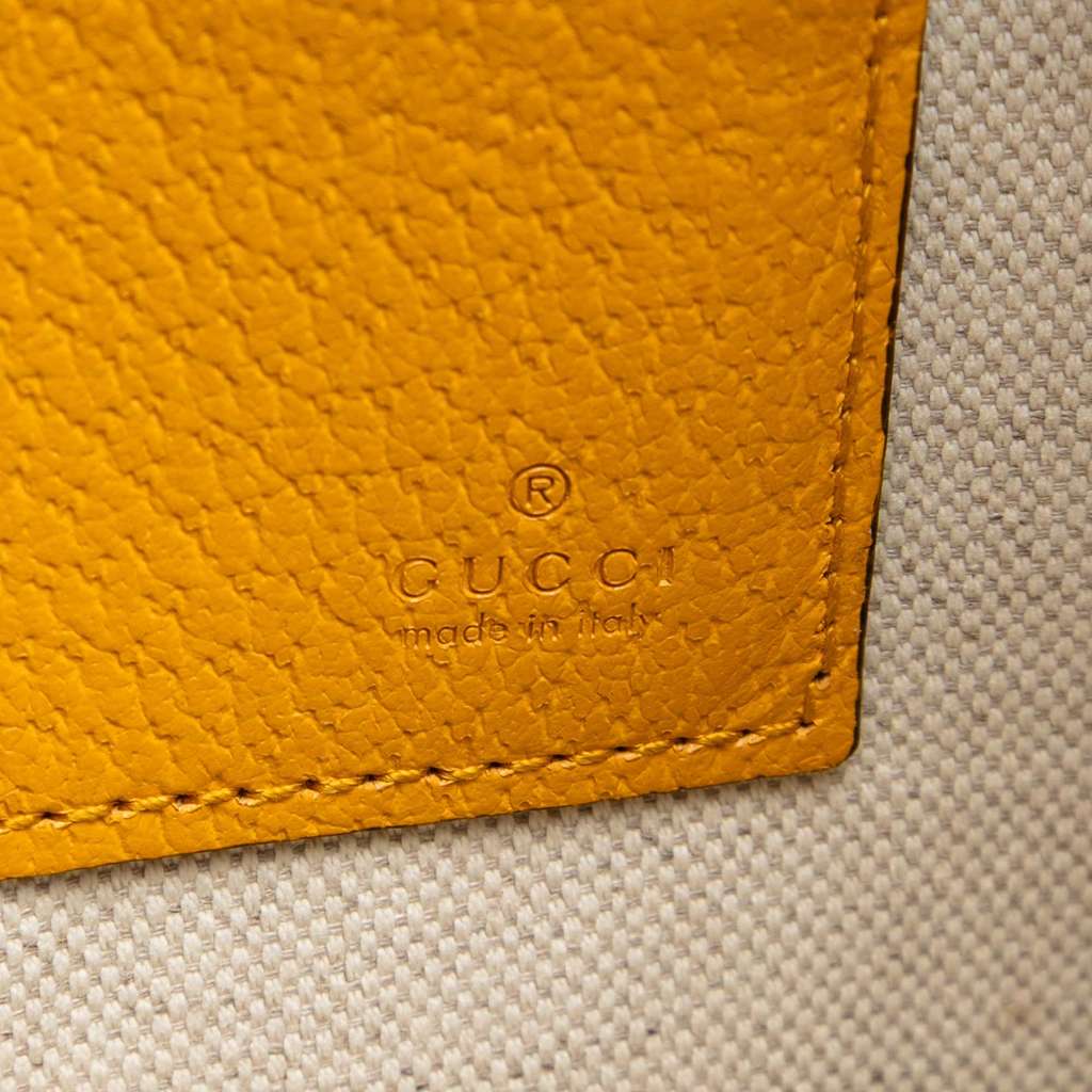 Gucci GG Supreme Neo Vintage Clutch Beige Canvas Good condition - Box View