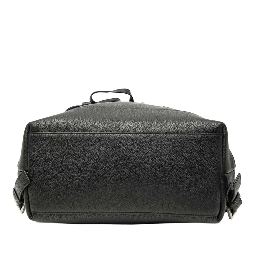 Saint Laurent Grained Calfskin Sac De Jour Backpack Black Leather Very good - Inside View