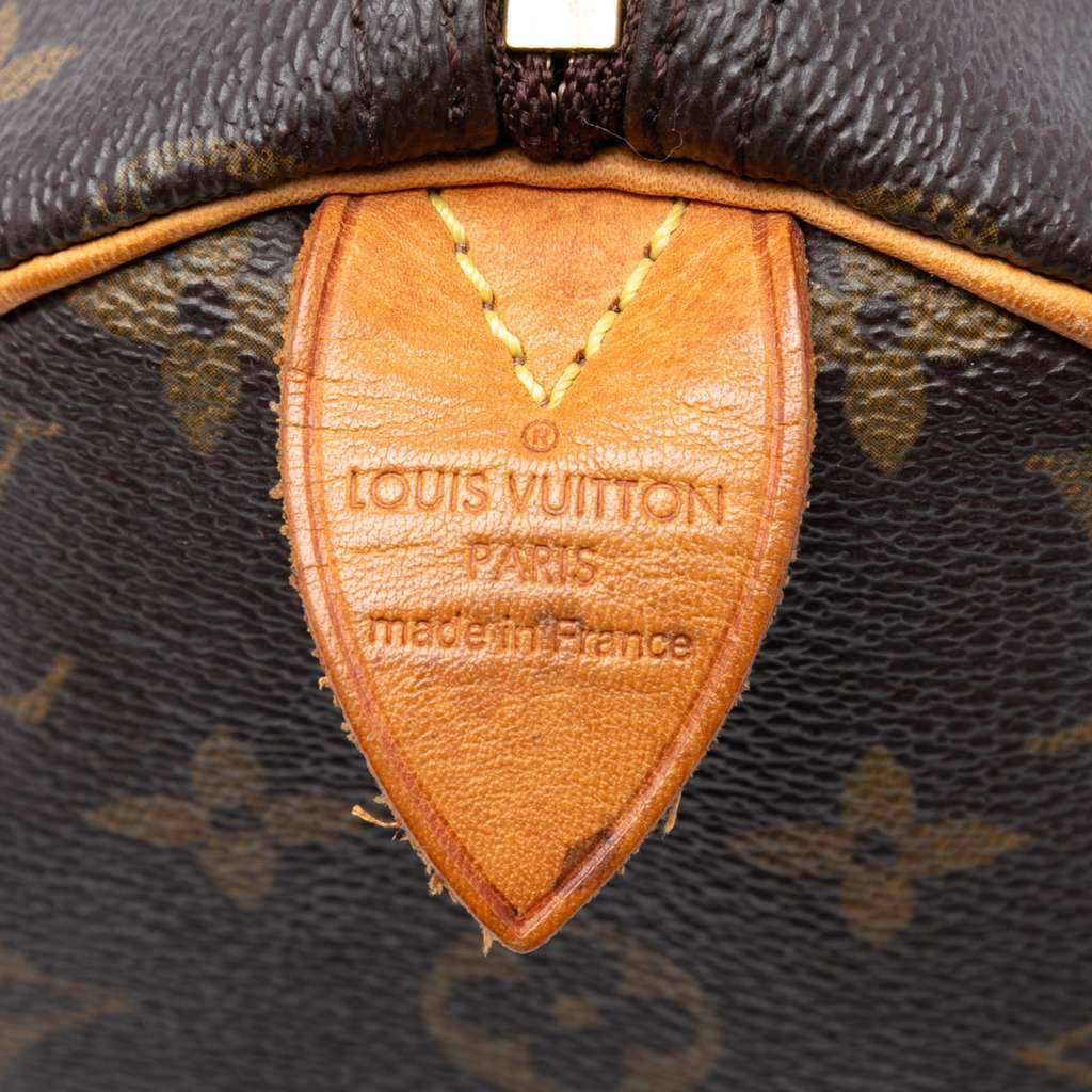 Louis Vuitton Monogram Speedy 30 Brown Good condition - Box View