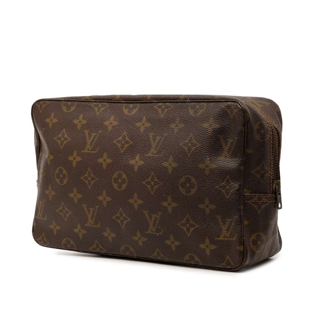 Louis Vuitton Monogram Trousse Toilette 28 Brown Good condition - Back View