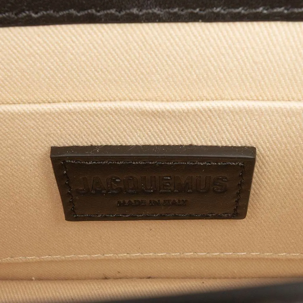 Jacquemus Pony Hair Zebra Print Le Chiquito Moyen White Very good - Box View