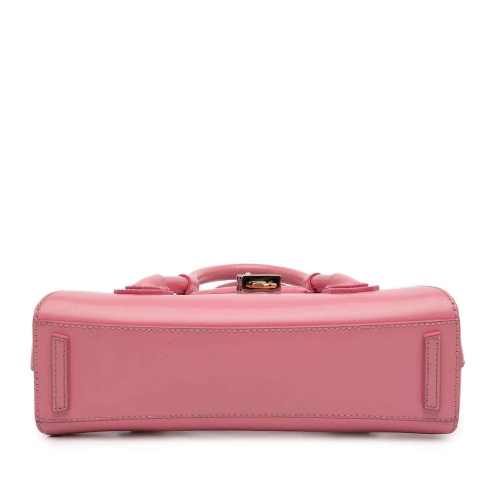 Givenchy Mini Box Calfskin Antigona Stretch Top Handle Bag Pink Leather Good condition - Inside View