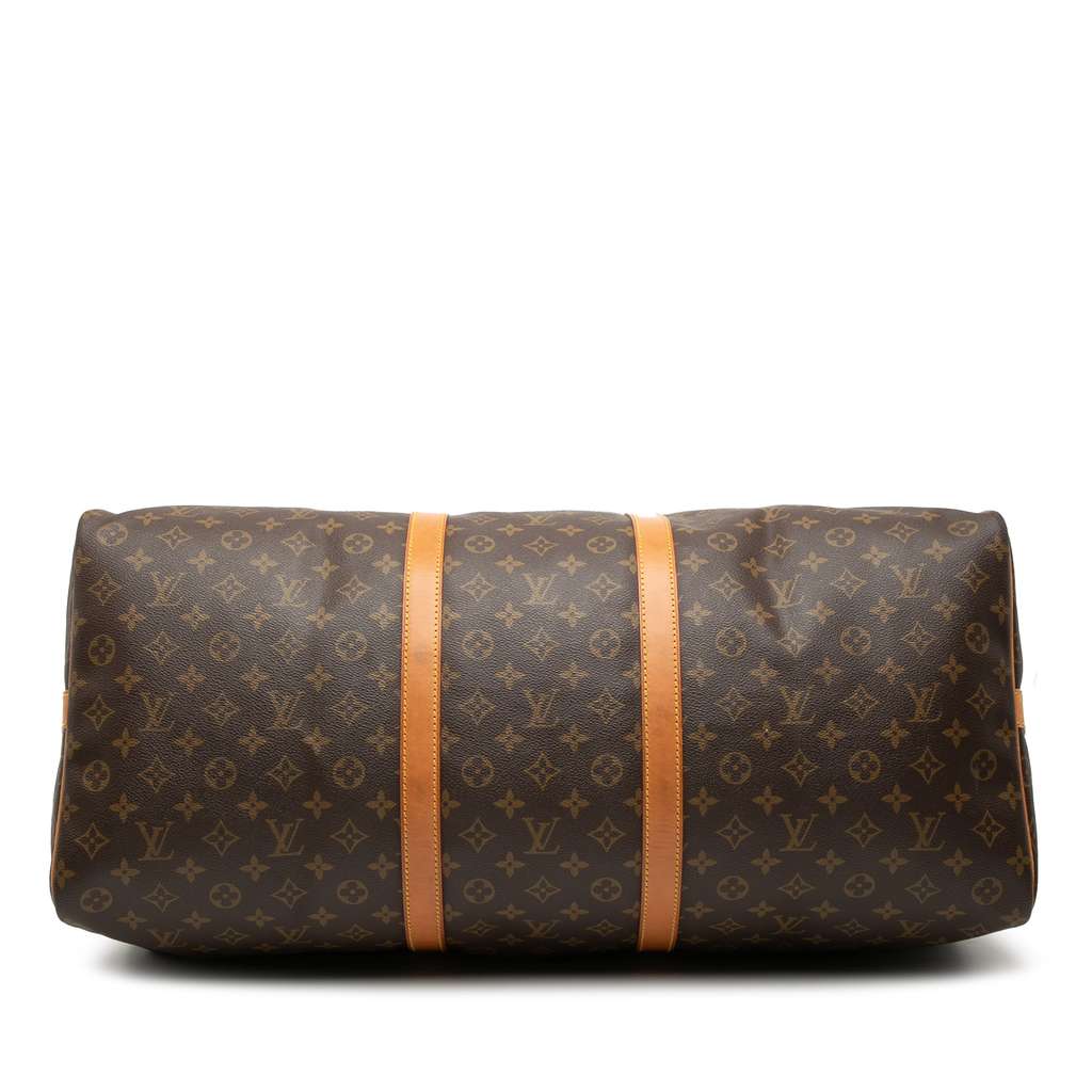 Louis Vuitton Monogram Keepall Bandouliere 60 Brown Good condition - Inside View