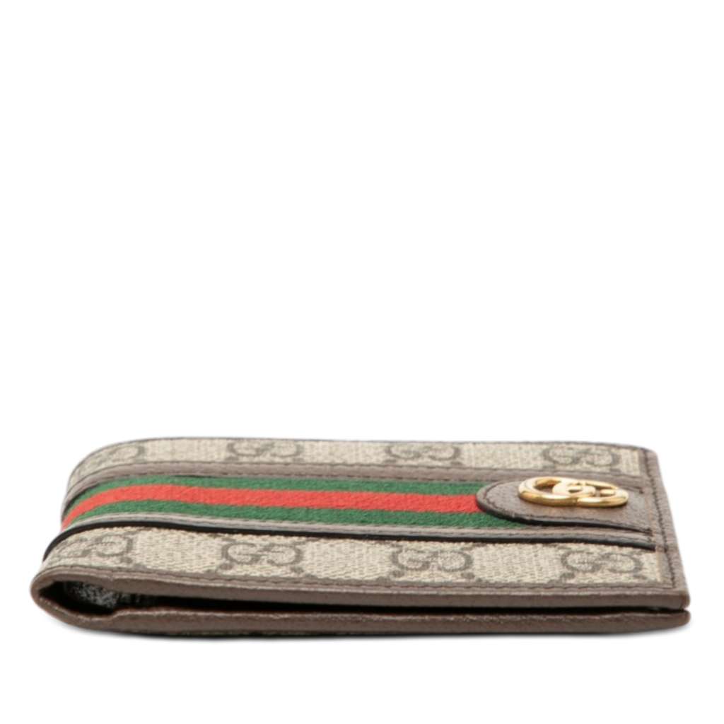 Gucci GG Supreme Ophidia Bifold Wallet Beige Canvas Good condition - Inside View