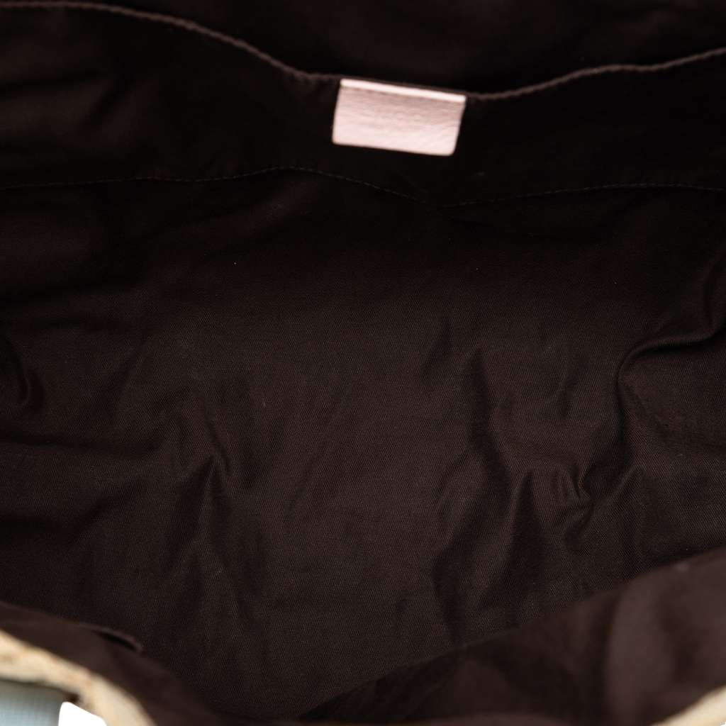 Gucci GG Canvas Web Tote Beige Canvas Good condition - Model View