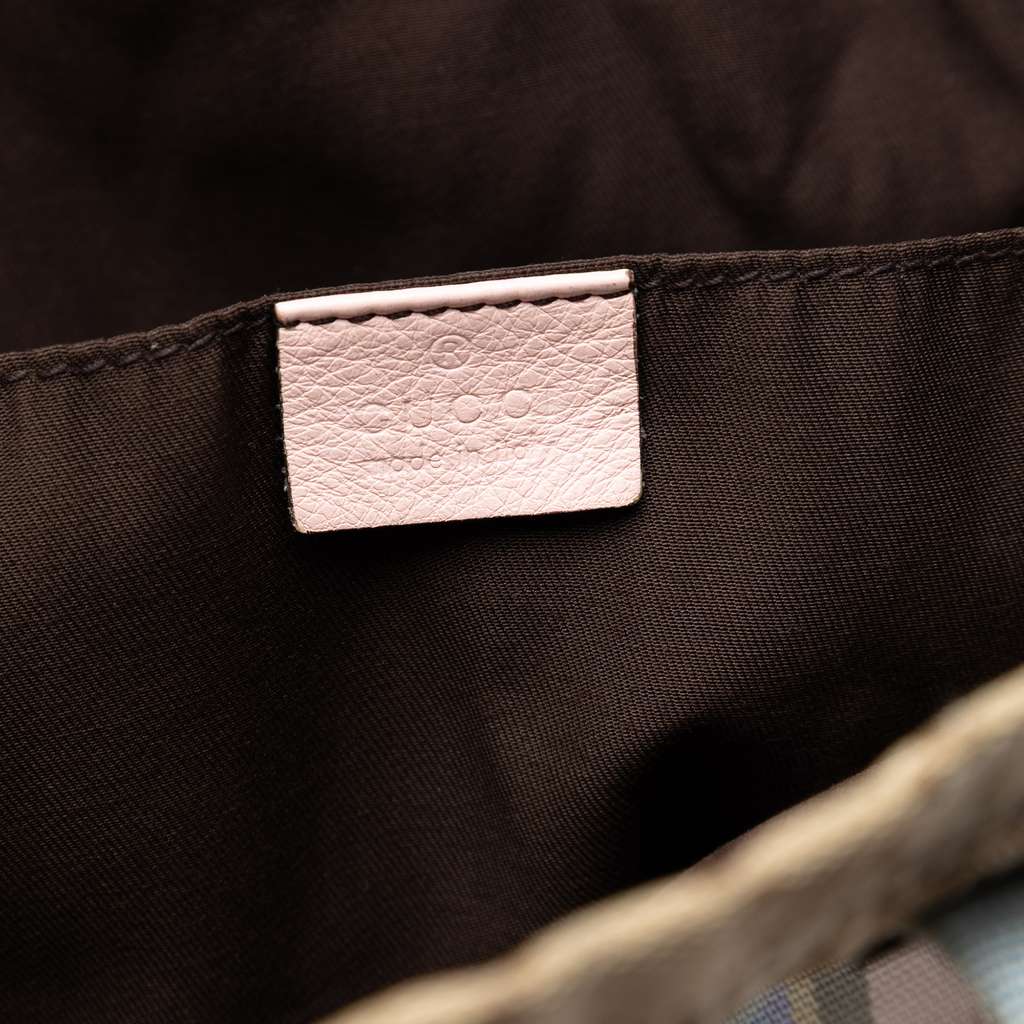 Gucci GG Canvas Web Tote Beige Canvas Good condition - Box View